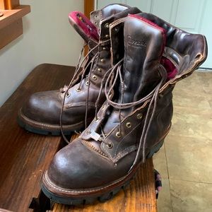 Dark Brown Chippewa Logger Boots